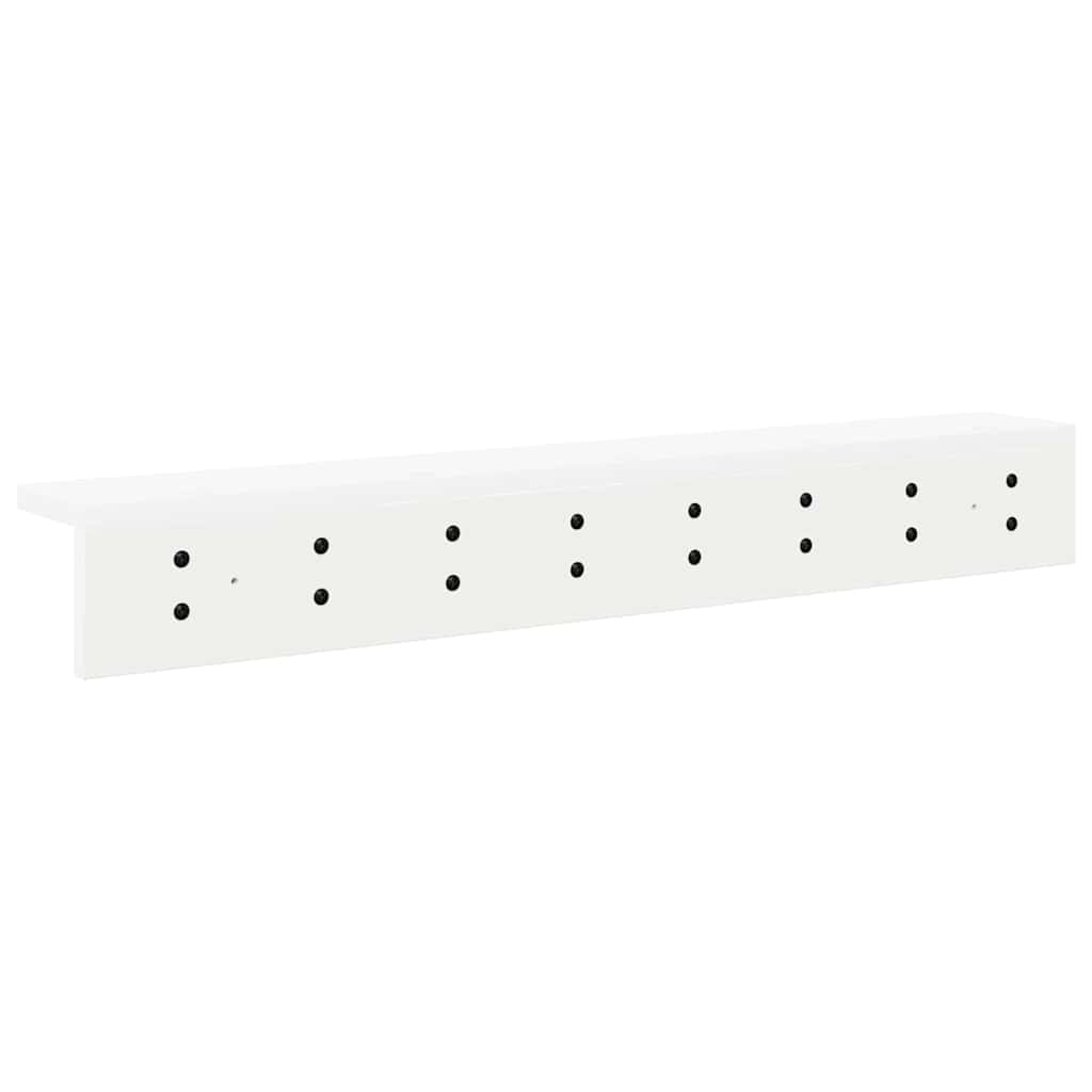 vidaXL Răcător de paltoane montat pe perete Alb 80 x 10.5 x 10.5 cm vidaXL Răcător de paltoane montat pe perete Alb 80 x 10.5 x 10.5 cm