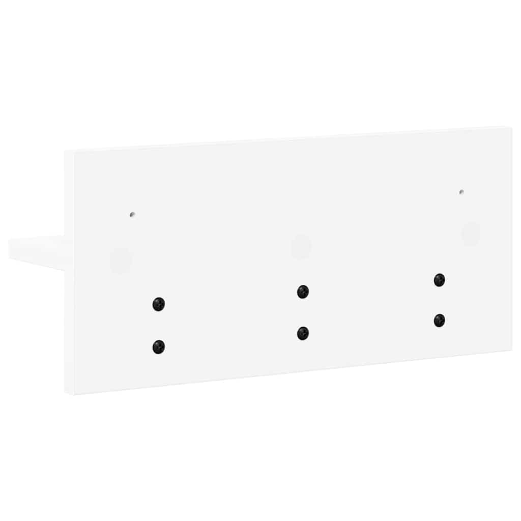 vidaXL Răcător de paltoane montat pe perete Alb 40 x 10.5 x 18 cm