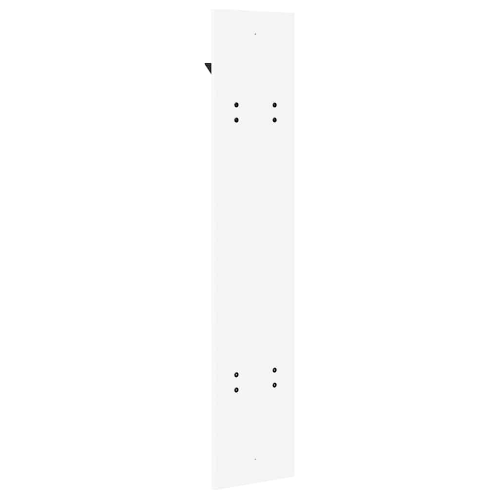 vidaXL Răcător de paltoane montat pe perete Alb 20 x 1.5 x 100 cm