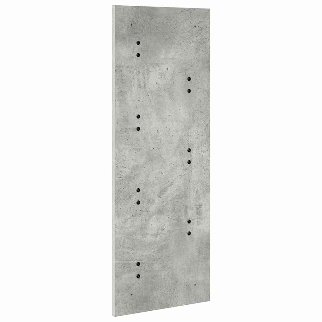 vidaXL Răcător de paltoane montat pe perete Gri beton 30 x 1.5 x 80 cm vidaXL Răcător de paltoane montat pe perete Gri beton 30 x 1.5 x 80 cm