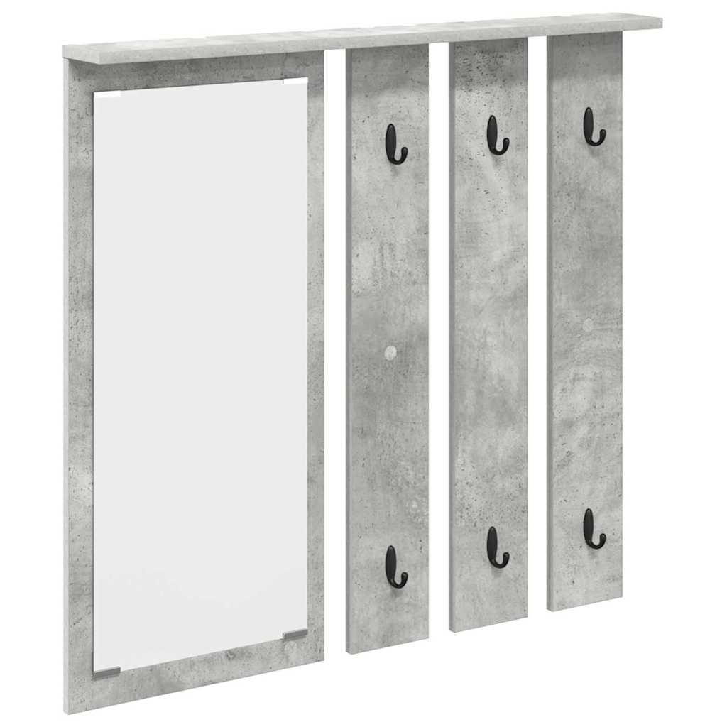 vidaXL Răcător de paltoane montat pe perete Gri beton 84 x 10 x 80 cm vidaXL Răcător de paltoane montat pe perete Gri beton 84 x 10 x 80 cm