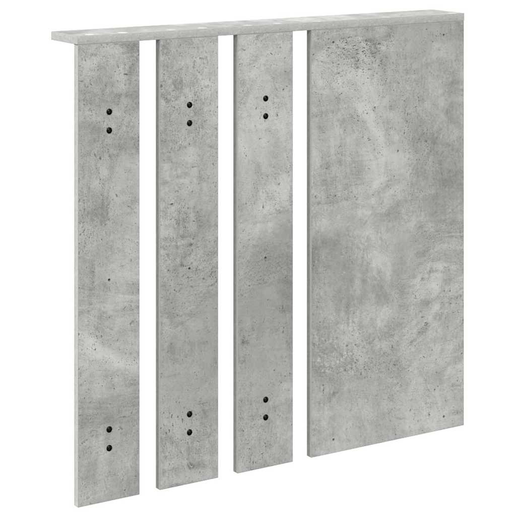 vidaXL Răcător de paltoane montat pe perete Gri beton 84 x 10 x 80 cm vidaXL Răcător de paltoane montat pe perete Gri beton 84 x 10 x 80 cm