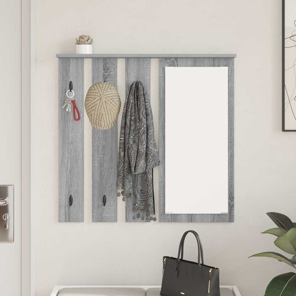 vidaXL Răcător de paltoane montat pe perete sonoma gri 84 x 10 x 80 cm vidaXL Răcător de paltoane montat pe perete sonoma gri 84 x 10 x 80 cm