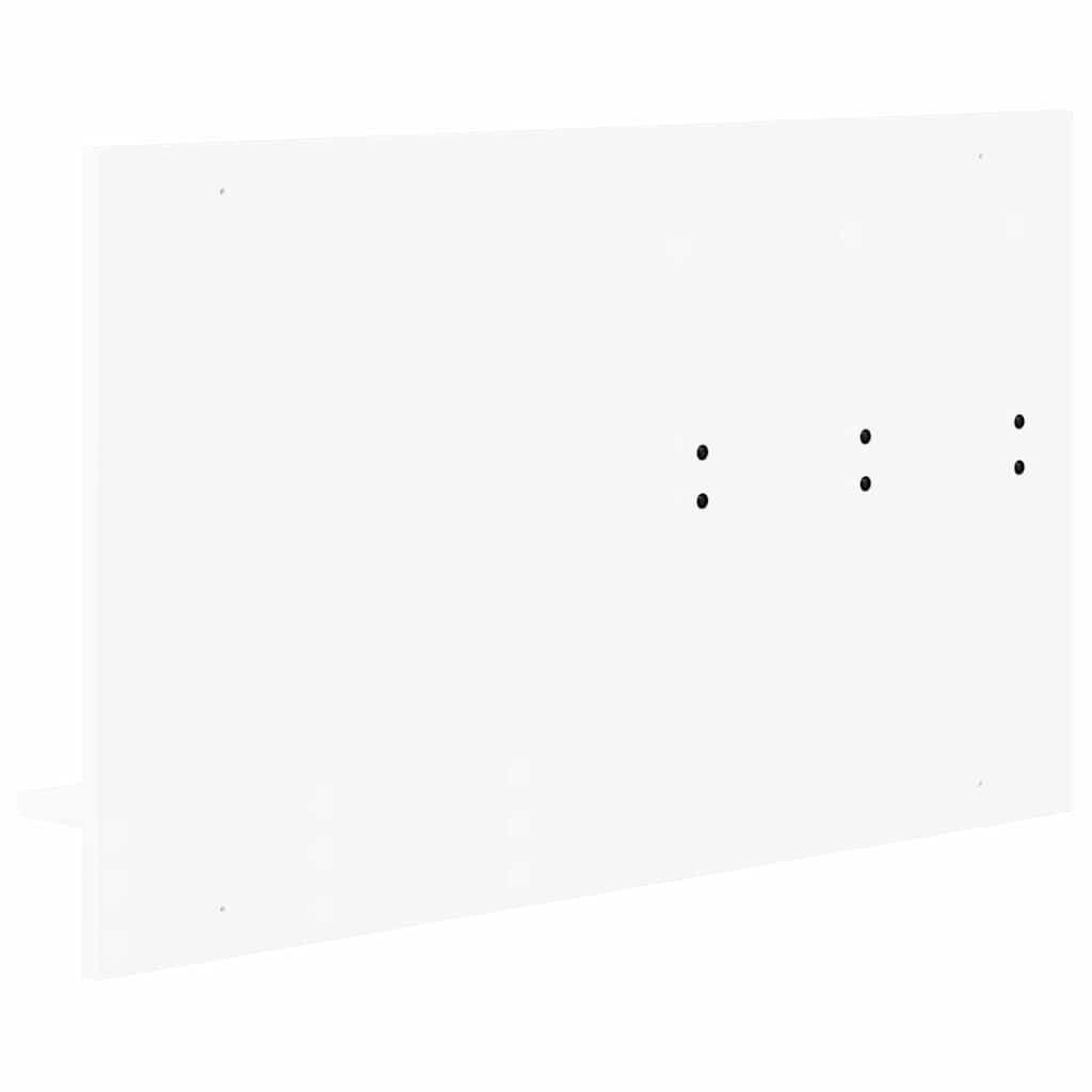 vidaXL Răcător de paltoane montat pe perete Alb 90 x 10 x 50 cm