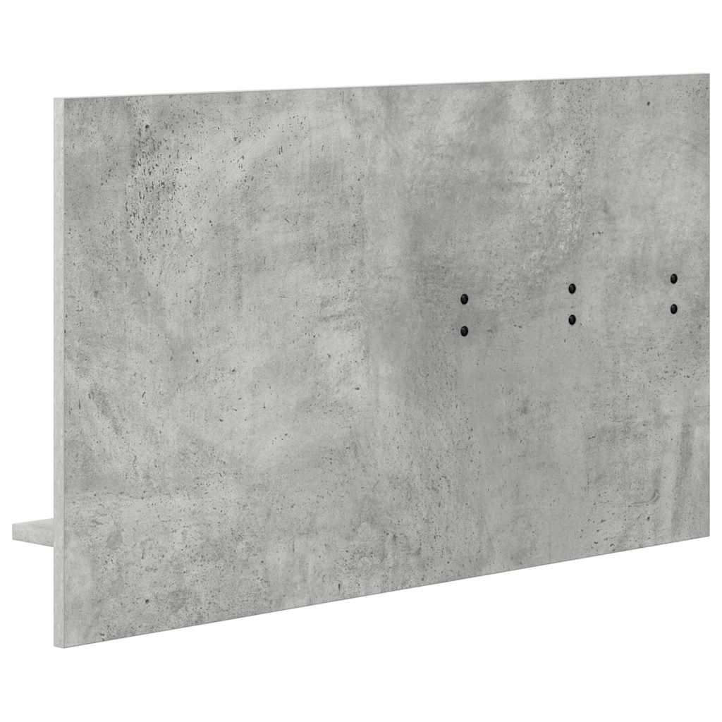 vidaXL Răcător de paltoane montat pe perete Gri beton 90 x 10 x 50 cm vidaXL Răcător de paltoane montat pe perete Gri beton 90 x 10 x 50 cm