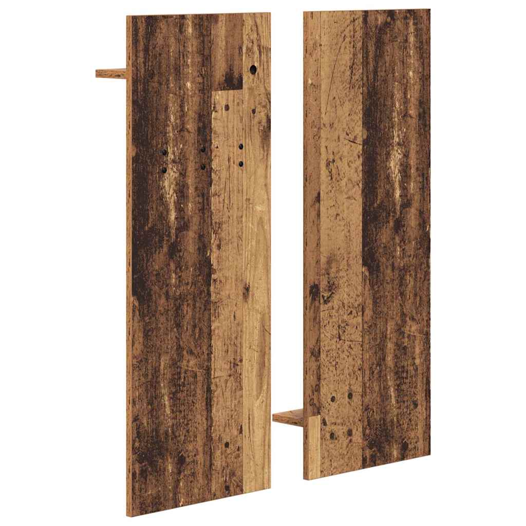 vidaXL Răcător de paltoane montat pe perete Lemn vechi 70 x 10 x 90 cm vidaXL Răcător de paltoane montat pe perete Lemn vechi 70 x 10 x 90 cm