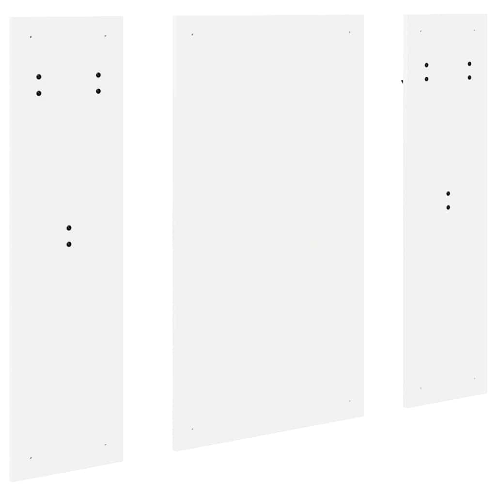 vidaXL Răcător de paltoane montat pe perete Alb 96 x 1.5 x 90 cm