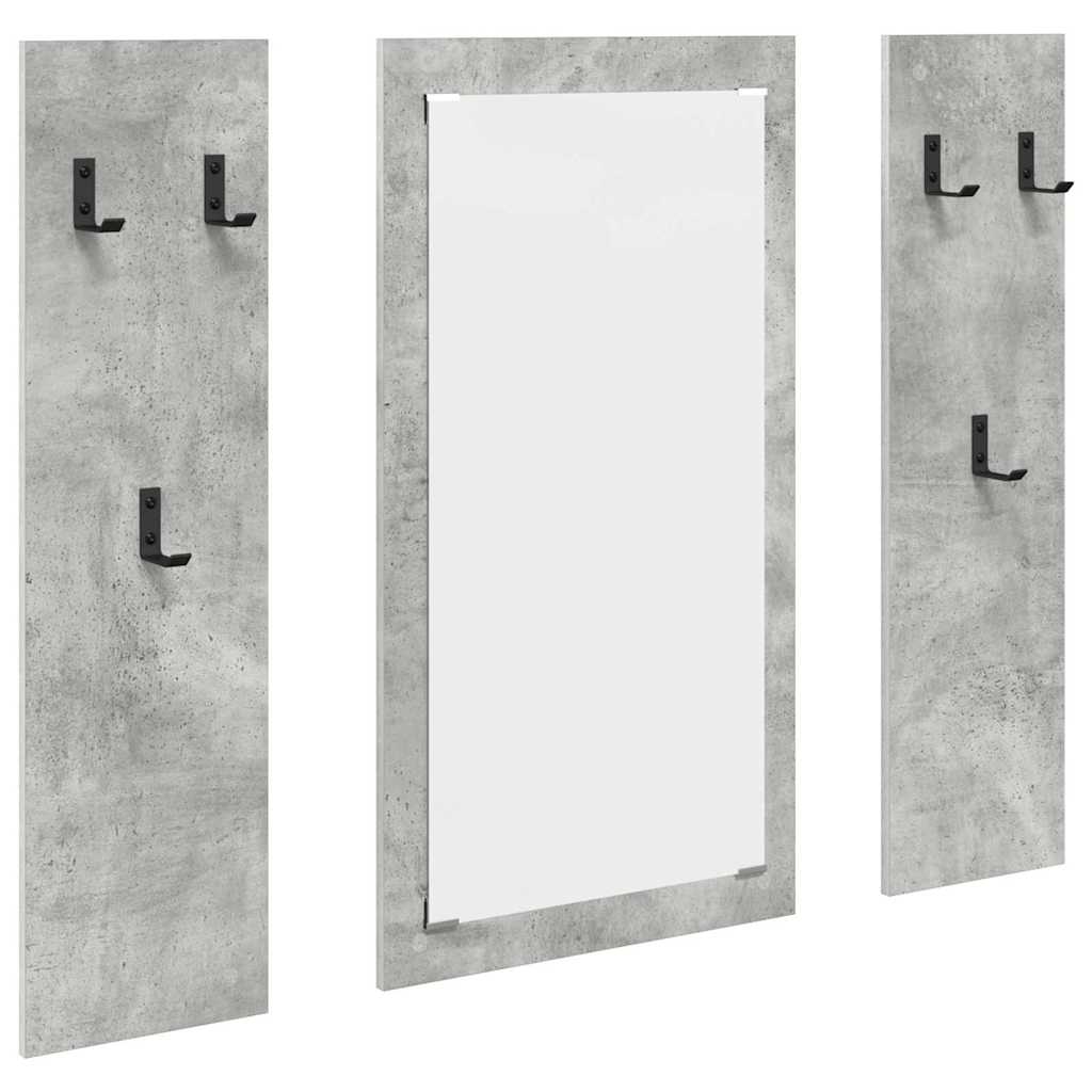 vidaXL Răcător de paltoane montat pe perete Gri beton 96 x 1.5 x 90 cm vidaXL Răcător de paltoane montat pe perete Gri beton 96 x 1.5 x 90 cm
