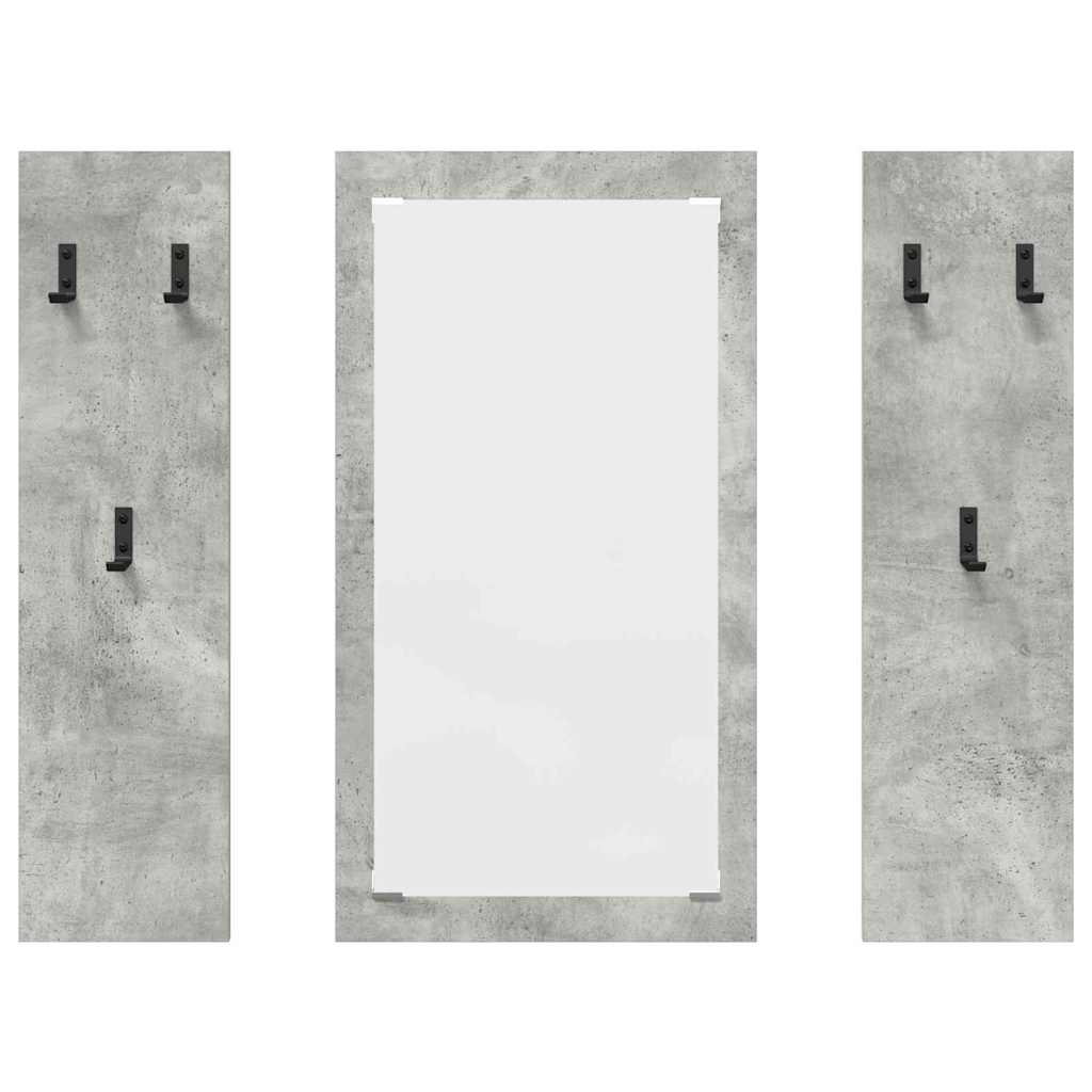 vidaXL Răcător de paltoane montat pe perete Gri beton 96 x 1.5 x 90 cm vidaXL Răcător de paltoane montat pe perete Gri beton 96 x 1.5 x 90 cm