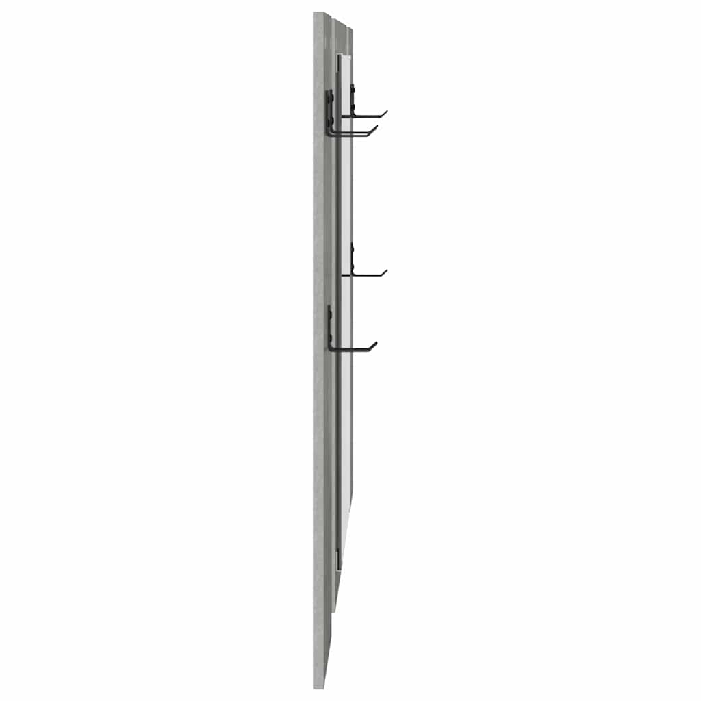 vidaXL Răcător de paltoane montat pe perete Gri beton 96 x 1.5 x 90 cm vidaXL Răcător de paltoane montat pe perete Gri beton 96 x 1.5 x 90 cm