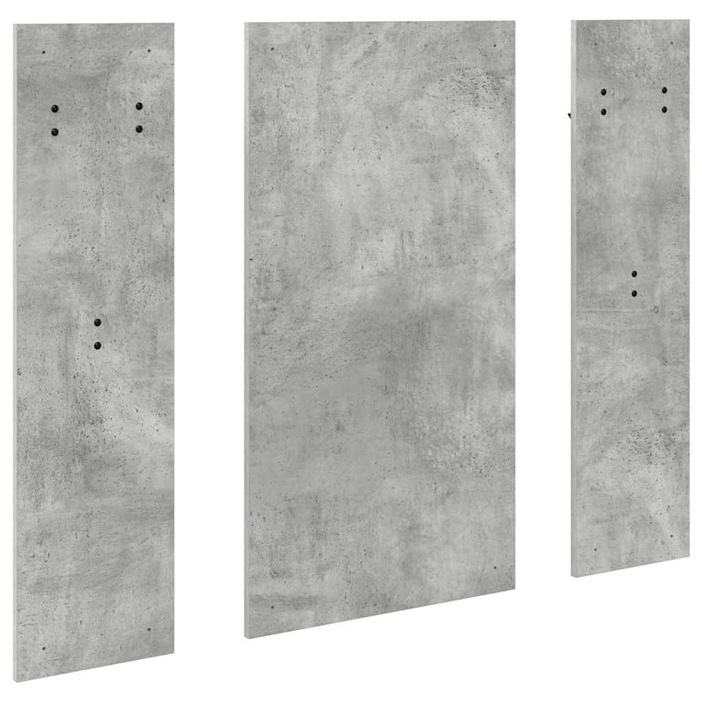 vidaXL Răcător de paltoane montat pe perete Gri beton 96 x 1.5 x 90 cm vidaXL Răcător de paltoane montat pe perete Gri beton 96 x 1.5 x 90 cm
