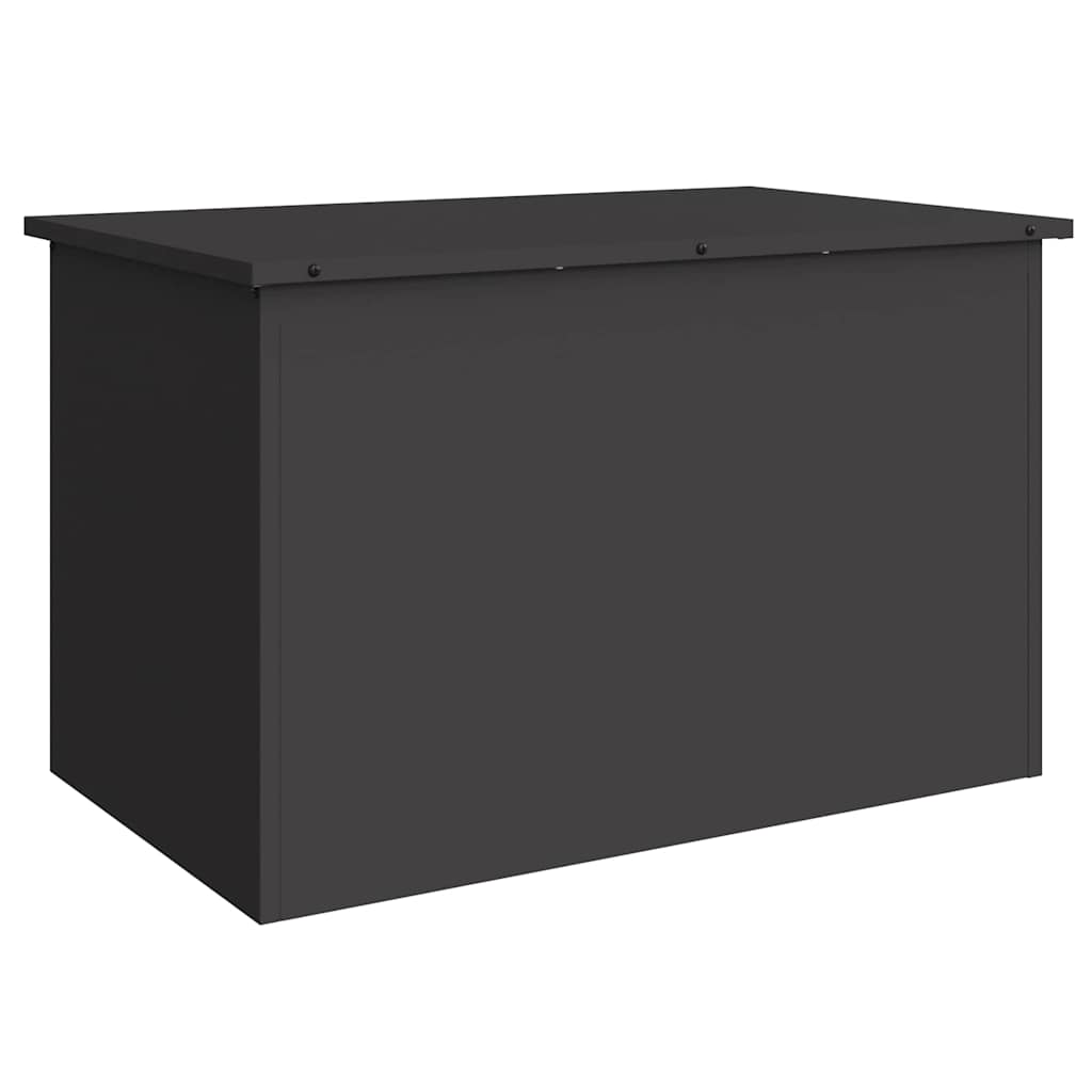 vidaXL Cutie de depozitare exterioară Negru 80 x 50.5 x 50 cm vidaXL Cutie de depozitare exterioară Negru 80 x 50.5 x 50 cm