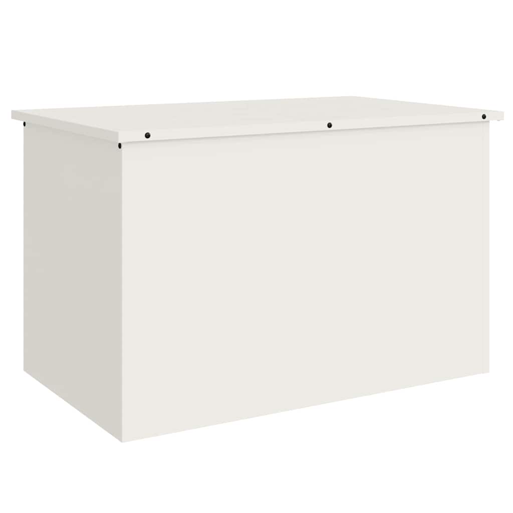 vidaXL Cutie de depozitare exterioară Alb 80 x 50.5 x 50 cm vidaXL Cutie de depozitare exterioară Alb 80 x 50.5 x 50 cm