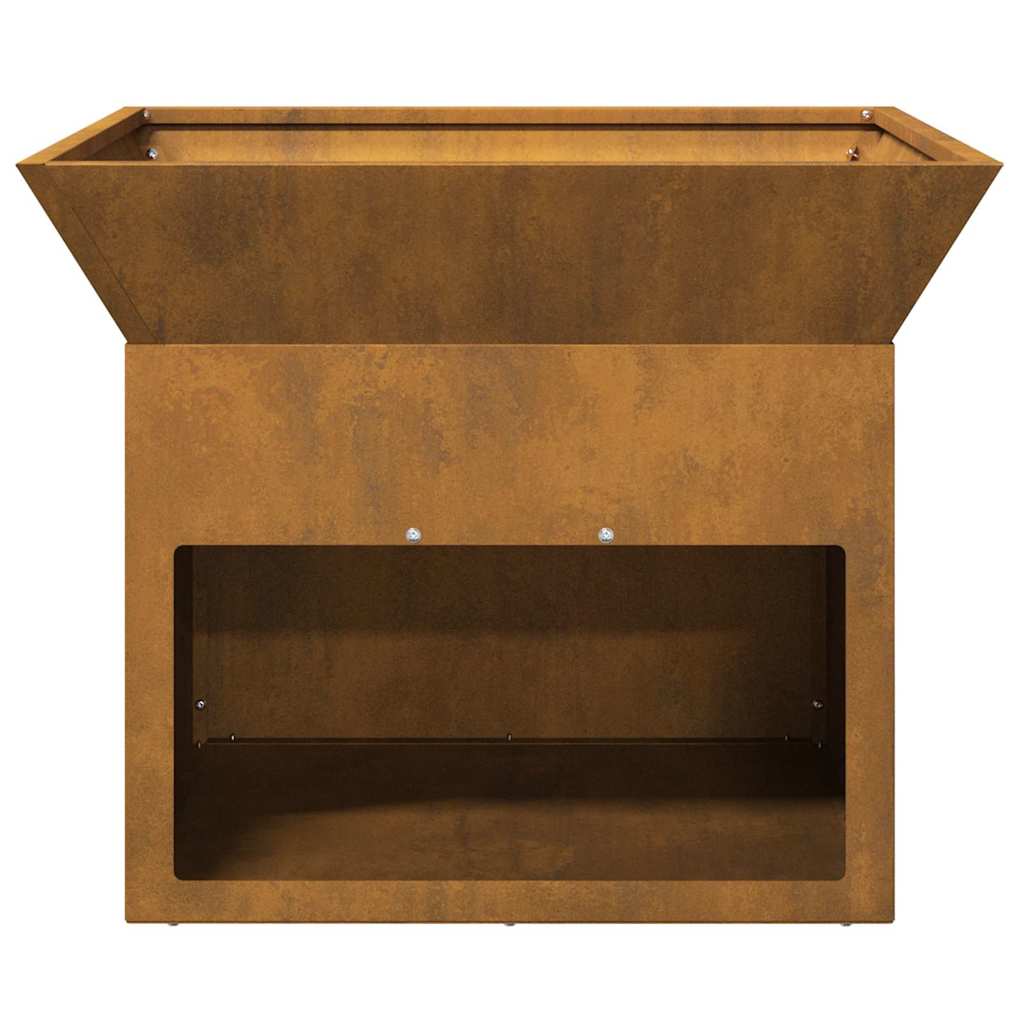 vidaXL Cuptor de foc Ruginit 50 x 50 x 40 cm vidaXL Cuptor de foc Ruginit 50 x 50 x 40 cm