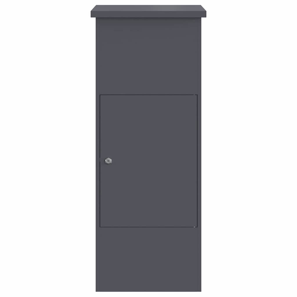 vidaXL Cutie pentru colet Antracit 44.5 x 29 x 110.5 cm Oțel vidaXL Cutie pentru colet Antracit 44.5 x 29 x 110.5 cm Oțel