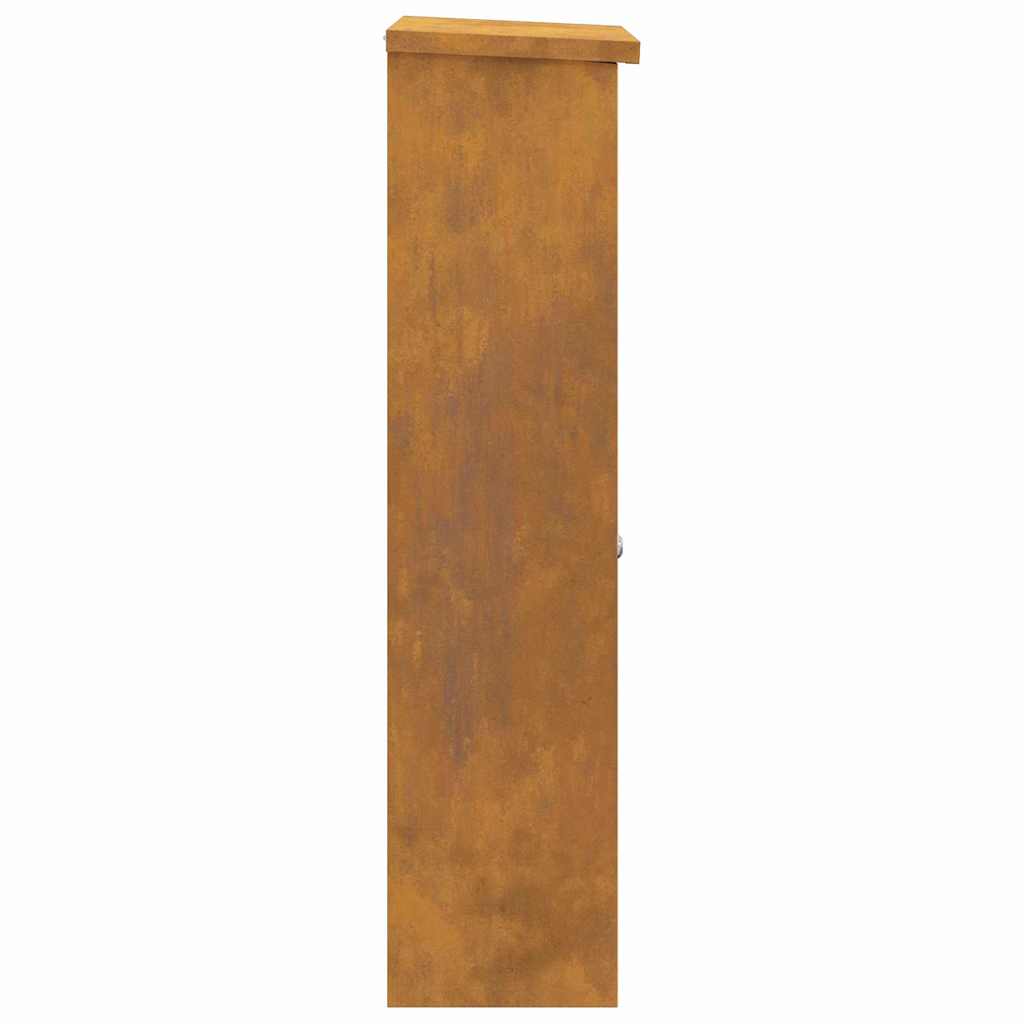 vidaXL Cutie pentru colet Ruginit 44.5 x 29 x 110.5 cm vidaXL Cutie pentru colet Ruginit 44.5 x 29 x 110.5 cm