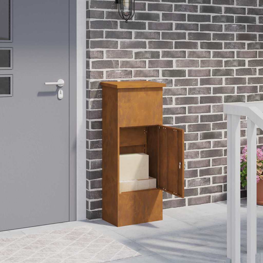 vidaXL Cutie pentru colet Ruginit 44.5 x 29 x 110.5 cm vidaXL Cutie pentru colet Ruginit 44.5 x 29 x 110.5 cm