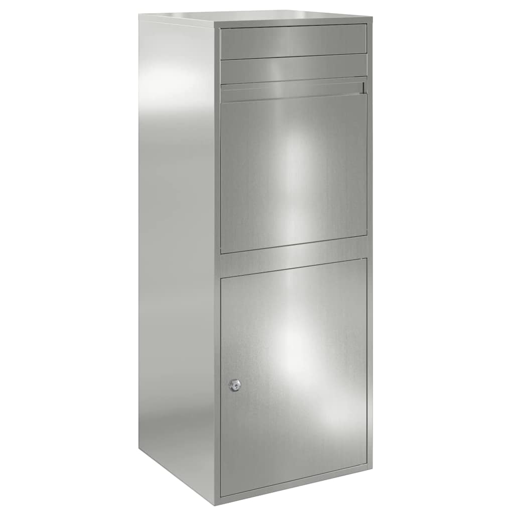 vidaXL Cutie pentru colet Negru 41 x 38 x 103 cm Oțel galvanizat vidaXL Cutie pentru colet Negru 41 x 38 x 103 cm Oțel galvanizat