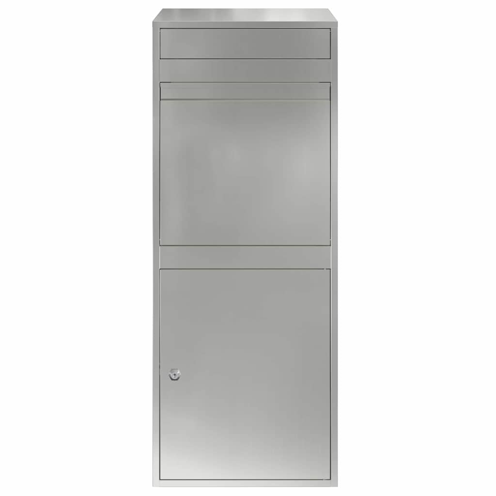 vidaXL Cutie pentru colet Negru 41 x 38 x 103 cm Oțel galvanizat vidaXL Cutie pentru colet Negru 41 x 38 x 103 cm Oțel galvanizat