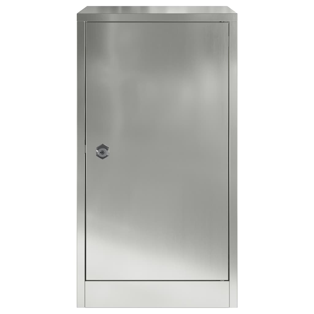 vidaXL cutie poștală cu ușă Negru 30 x 20 x 55 cm Oțel Galvanizat