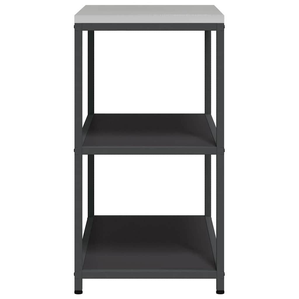 vidaXL Raft de depozitare pentru bucătărie Negru 60 x 50 x 92 cm Oţel vidaXL Raft de depozitare pentru bucătărie Negru 60 x 50 x 92 cm Oţel