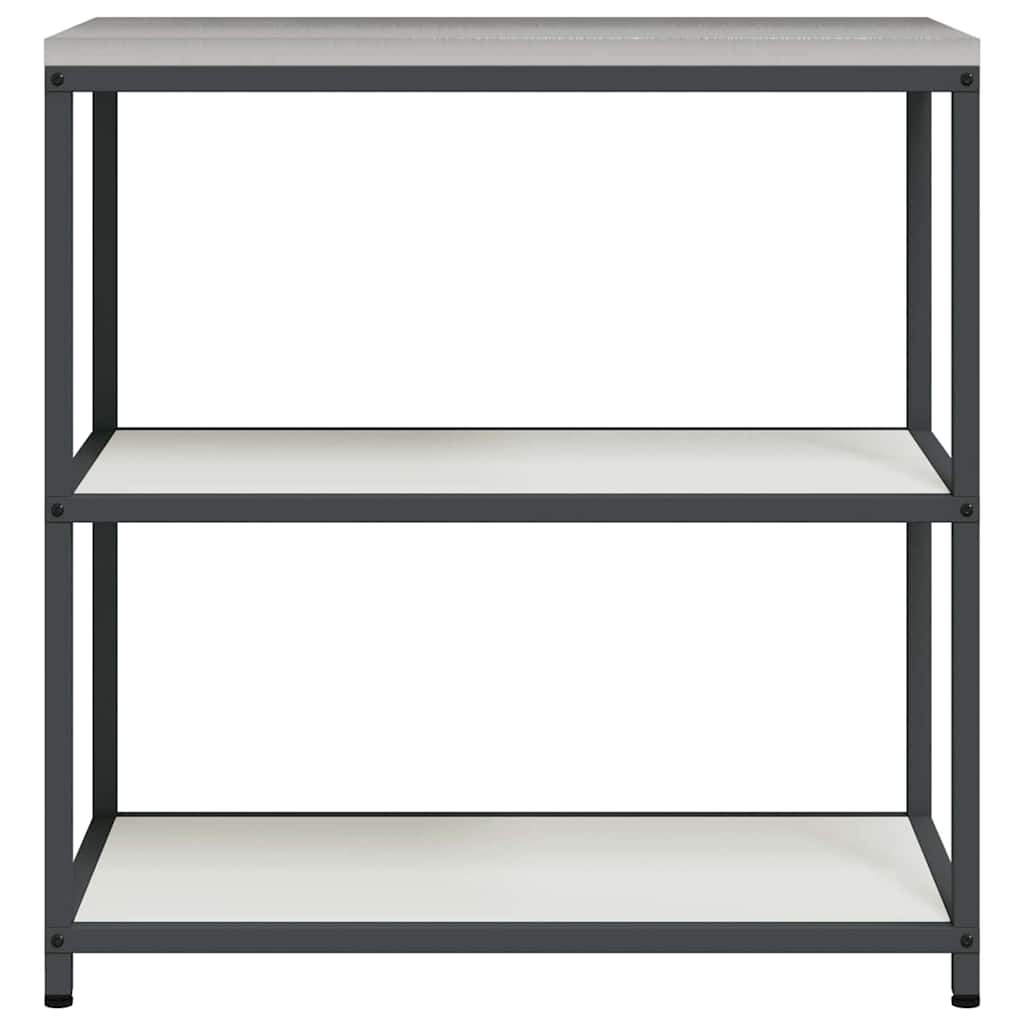vidaXL Raft de depozitare pentru bucătărie Alb 60 x 50 x 92 cm Oţel