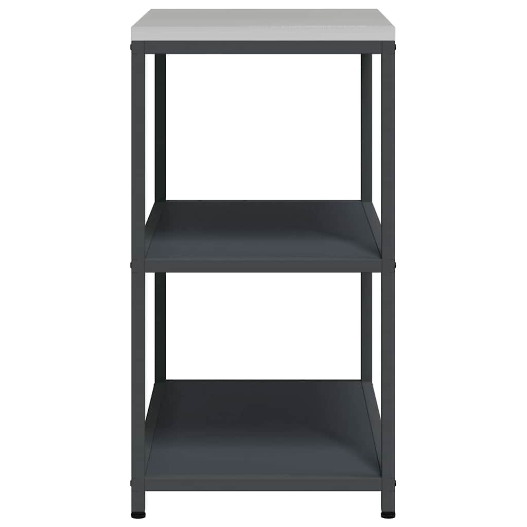vidaXL Raft de depozitare pentru bucătărie Antracit 60 x 50 x 92 cm