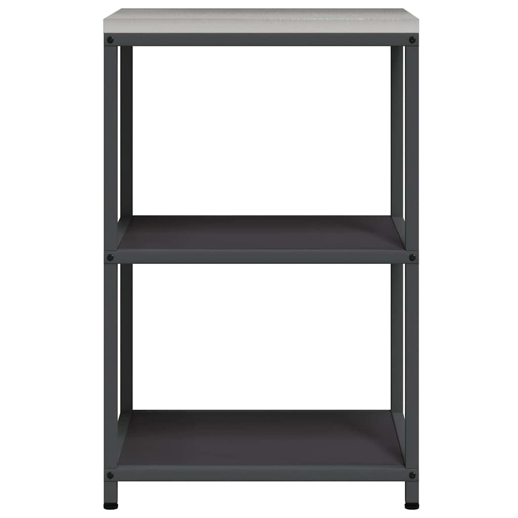 vidaXL Raft de depozitare pentru bucătărie Negru 60 x 50 x 92 cm Oţel