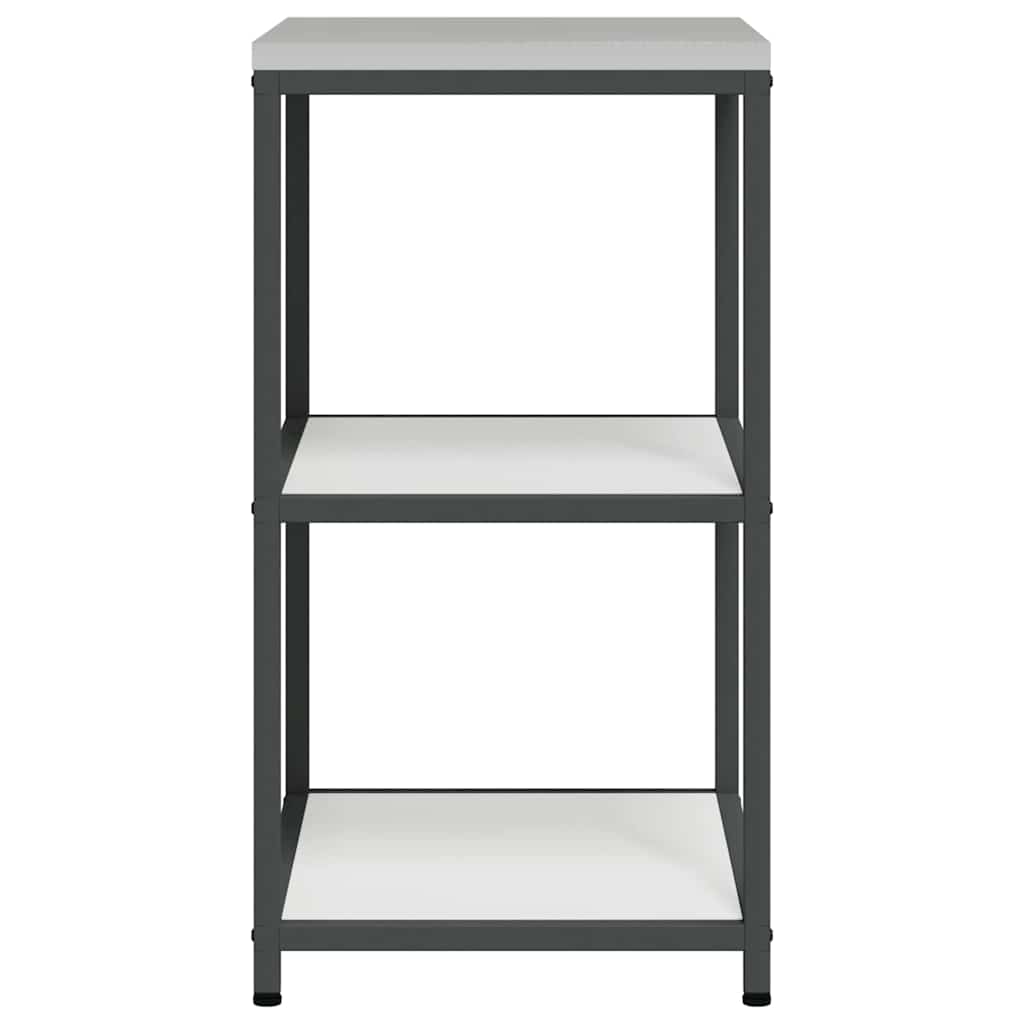 vidaXL Raft de depozitare pentru bucătărie Alb 60 x 50 x 92 cm Oţel