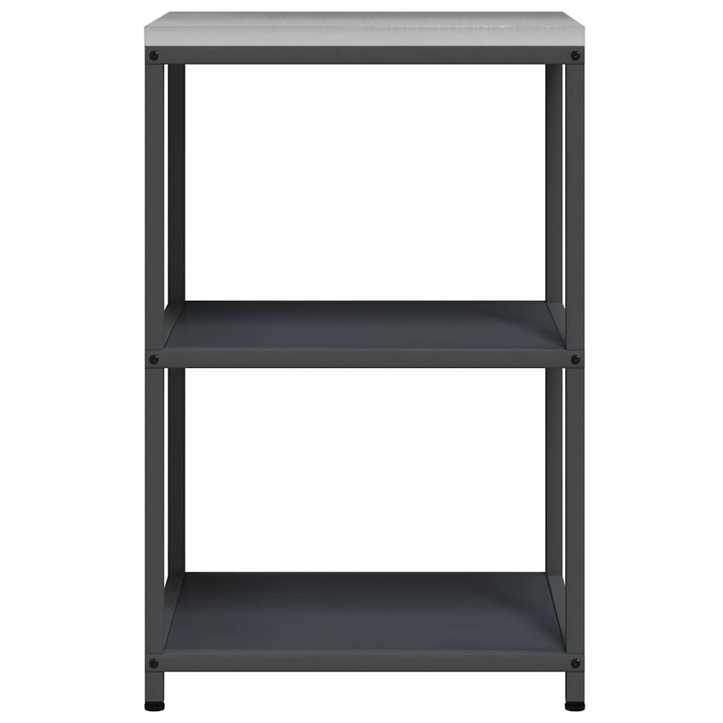 vidaXL Raft de depozitare pentru bucătărie Antracit 60 x 50 x 92 cm