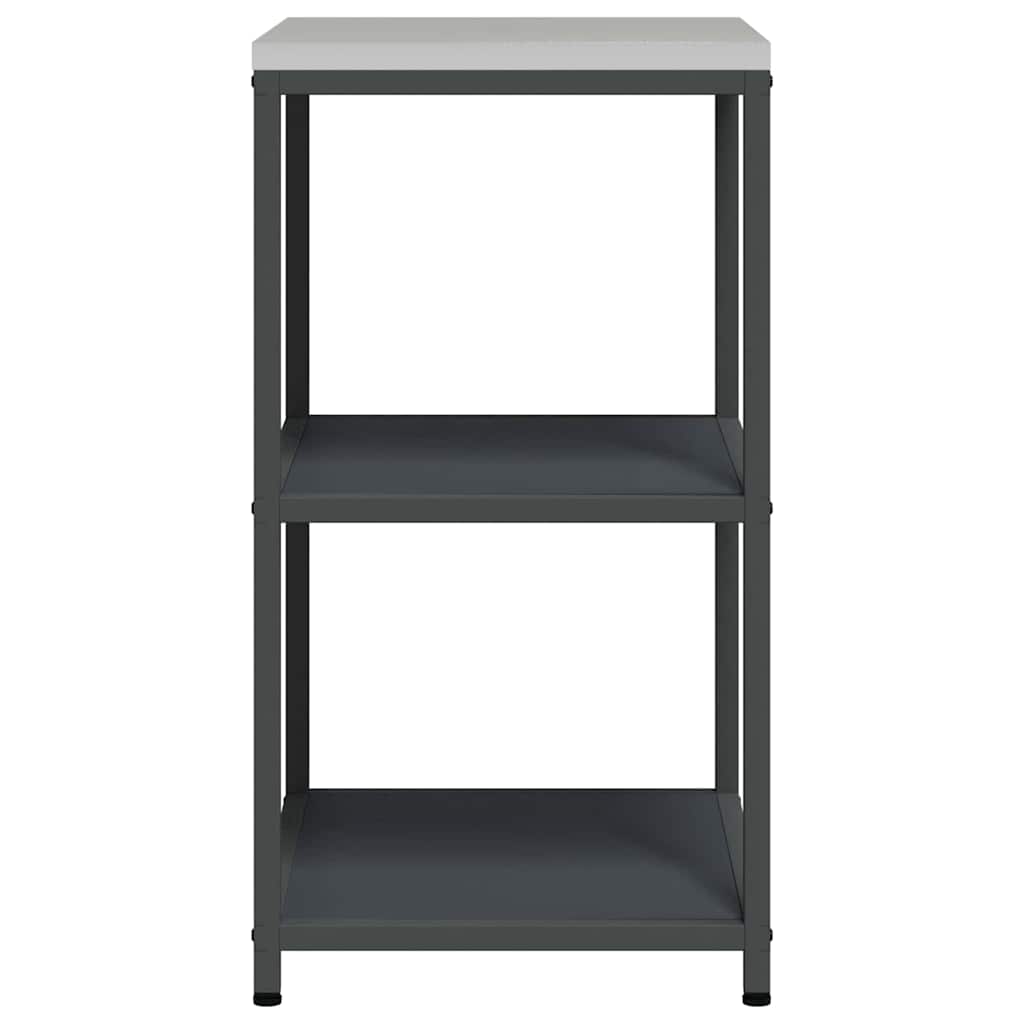 vidaXL Raft de depozitare pentru bucătărie Antracit 60 x 50 x 92 cm