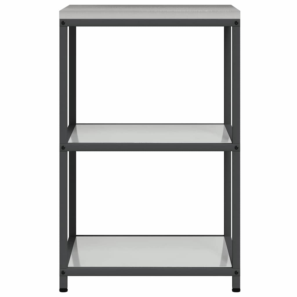 vidaXL Raft de depozitare pentru bucătărie Argintiu 60 x 50 x 92 cm