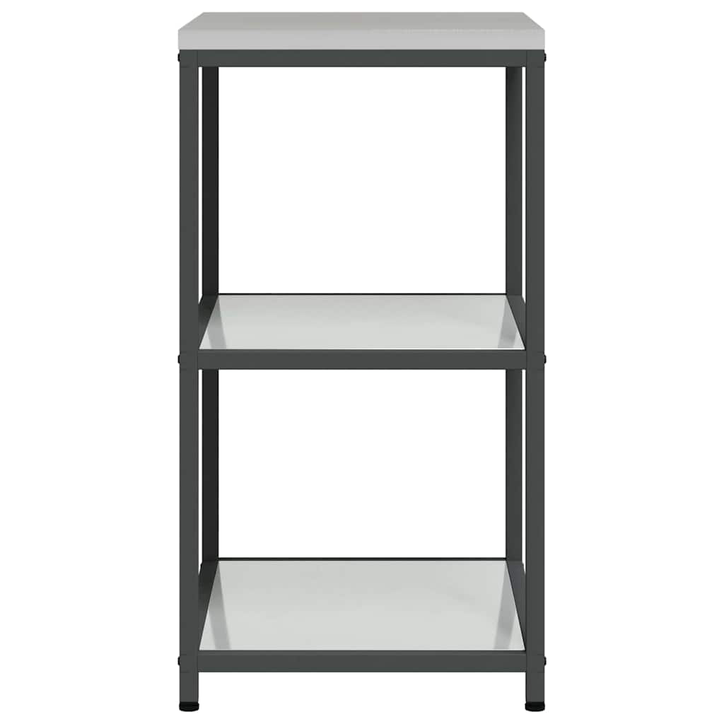 vidaXL Raft de depozitare pentru bucătărie Argintiu 60 x 50 x 92 cm