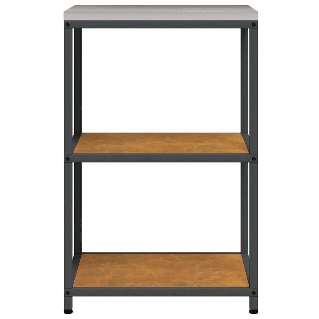vidaXL Raft de depozitare pentru bucătărie Ruginit 60 x 50 x 92 cm vidaXL Raft de depozitare pentru bucătărie Ruginit 60 x 50 x 92 cm