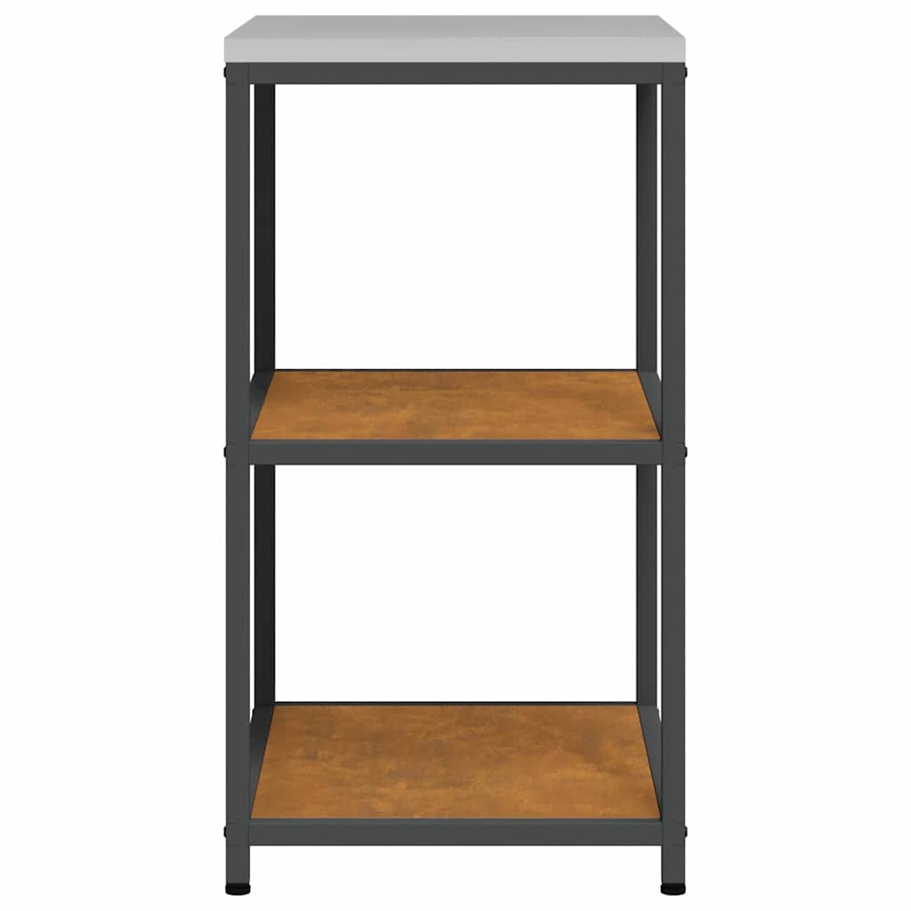 vidaXL Raft de depozitare pentru bucătărie Ruginit 60 x 50 x 92 cm vidaXL Raft de depozitare pentru bucătărie Ruginit 60 x 50 x 92 cm
