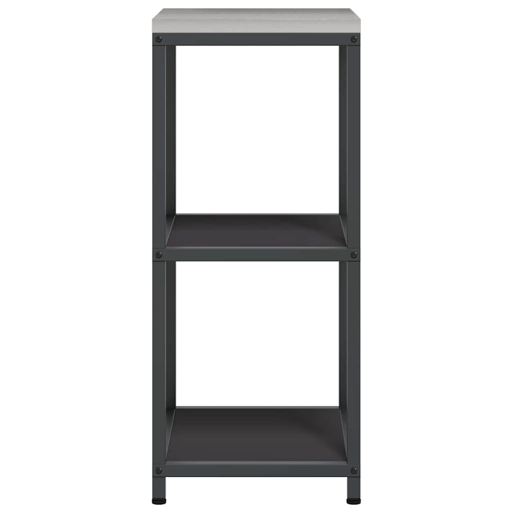 vidaXL Raft de depozitare pentru bucătărie Negru 60 x 50 x 92 cm Oţel
