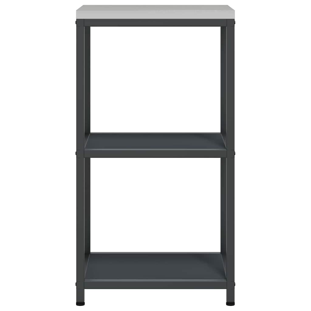 vidaXL Raft de depozitare pentru bucătărie Antracit 60 x 50 x 92 cm vidaXL Raft de depozitare pentru bucătărie Antracit 60 x 50 x 92 cm