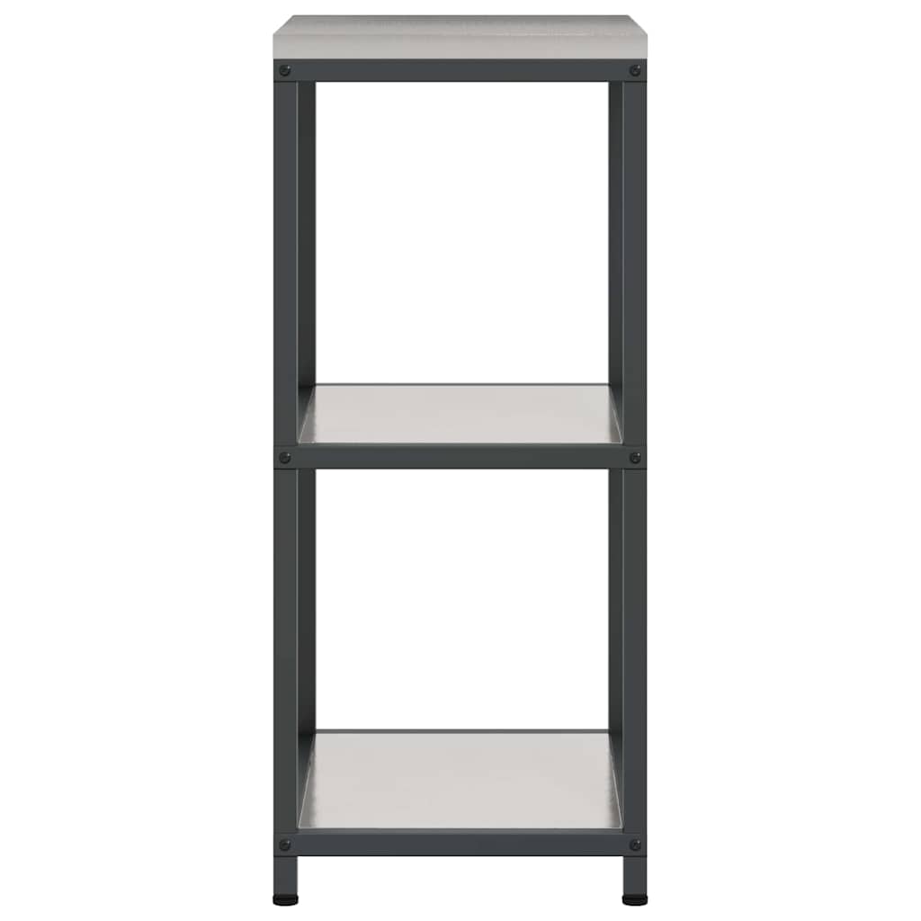 vidaXL Raft de depozitare pentru bucătărie Argintiu 60 x 50 x 92 cm