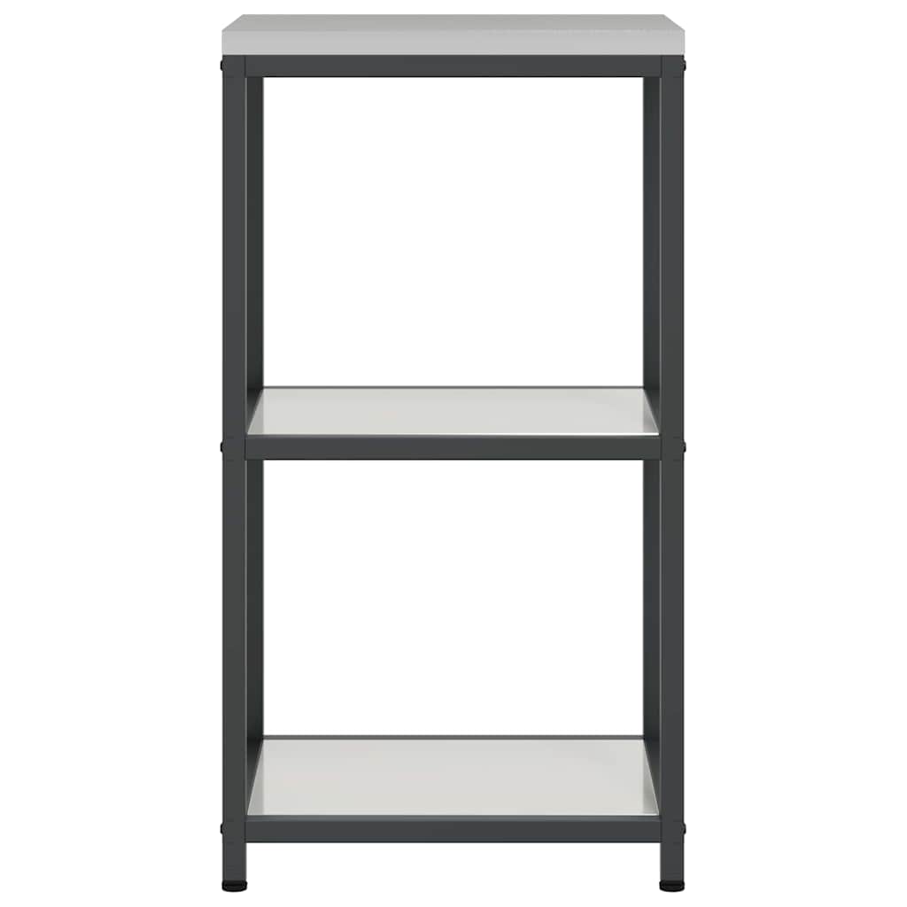 vidaXL Raft de depozitare pentru bucătărie Argintiu 60 x 50 x 92 cm