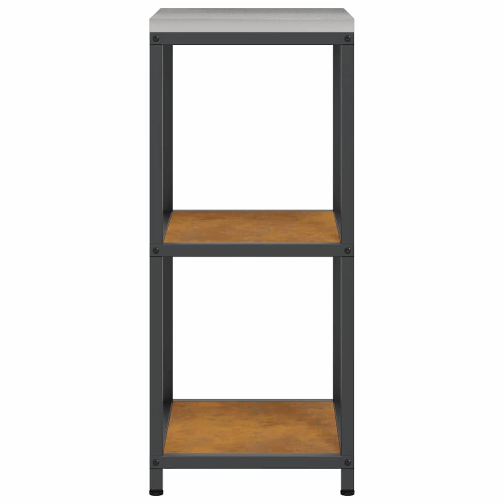 vidaXL Raft de depozitare pentru bucătărie Ruginit 60 x 50 x 92 cm