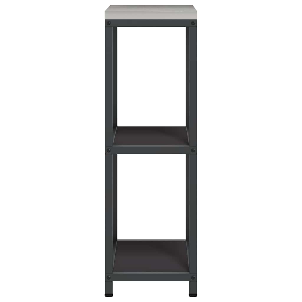 vidaXL Raft de depozitare pentru bucătărie Negru 60 x 50 x 92 cm Oţel