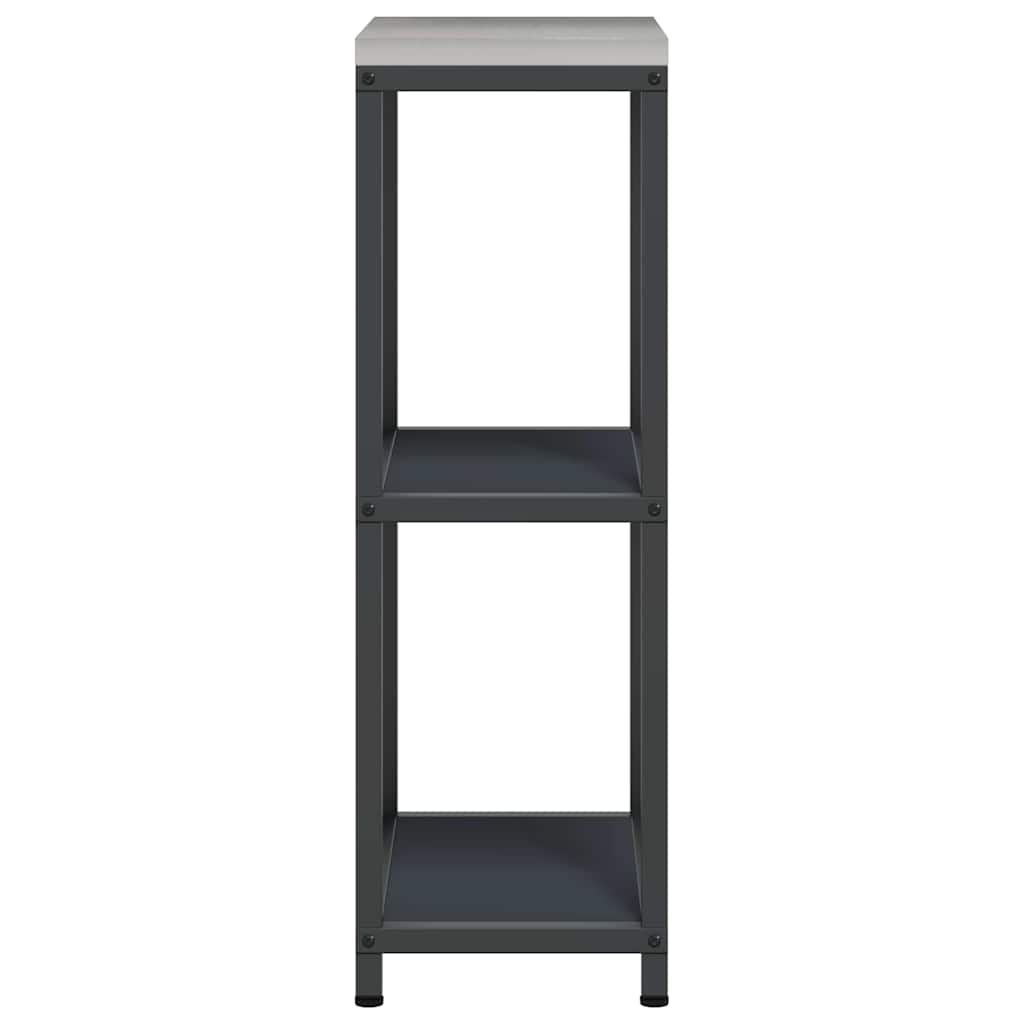 vidaXL Raft de depozitare pentru bucătărie Antracit 60 x 50 x 92 cm