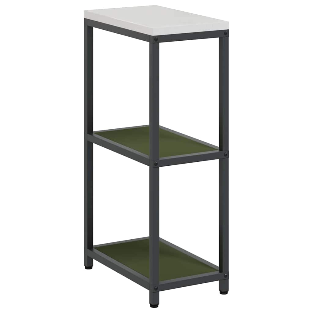 vidaXL Raft de depozitare pentru bucătărie Verde oliv 60 x 50 x 92 cm