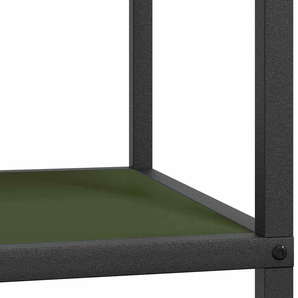 vidaXL Raft de depozitare pentru bucătărie Verde oliv 60 x 50 x 92 cm