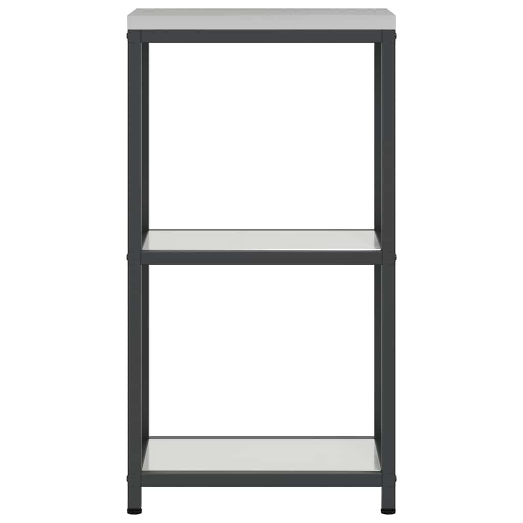 vidaXL Raft de depozitare pentru bucătărie Argintiu 60 x 50 x 92 cm