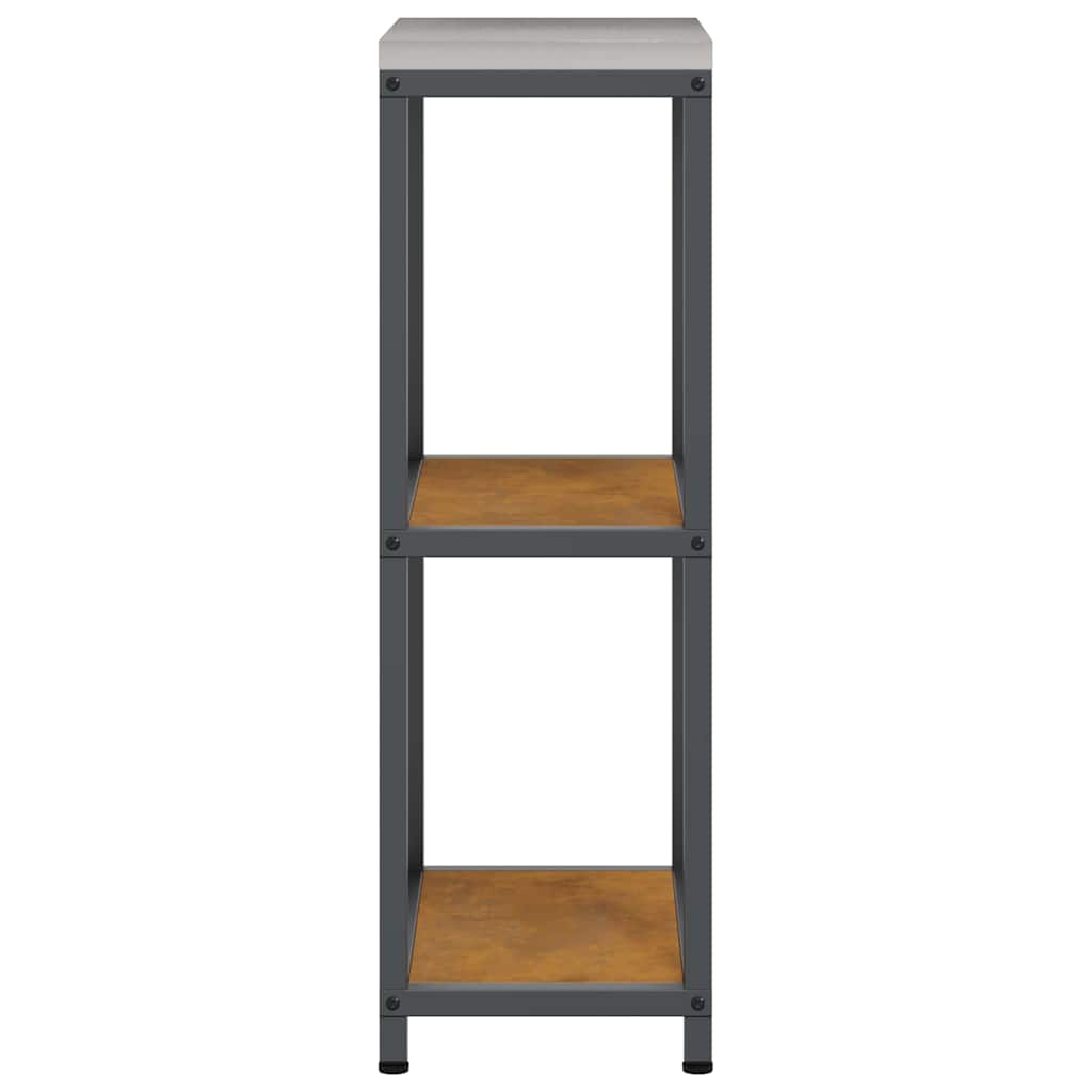vidaXL Raft de depozitare pentru bucătărie Ruginit 60 x 50 x 92 cm