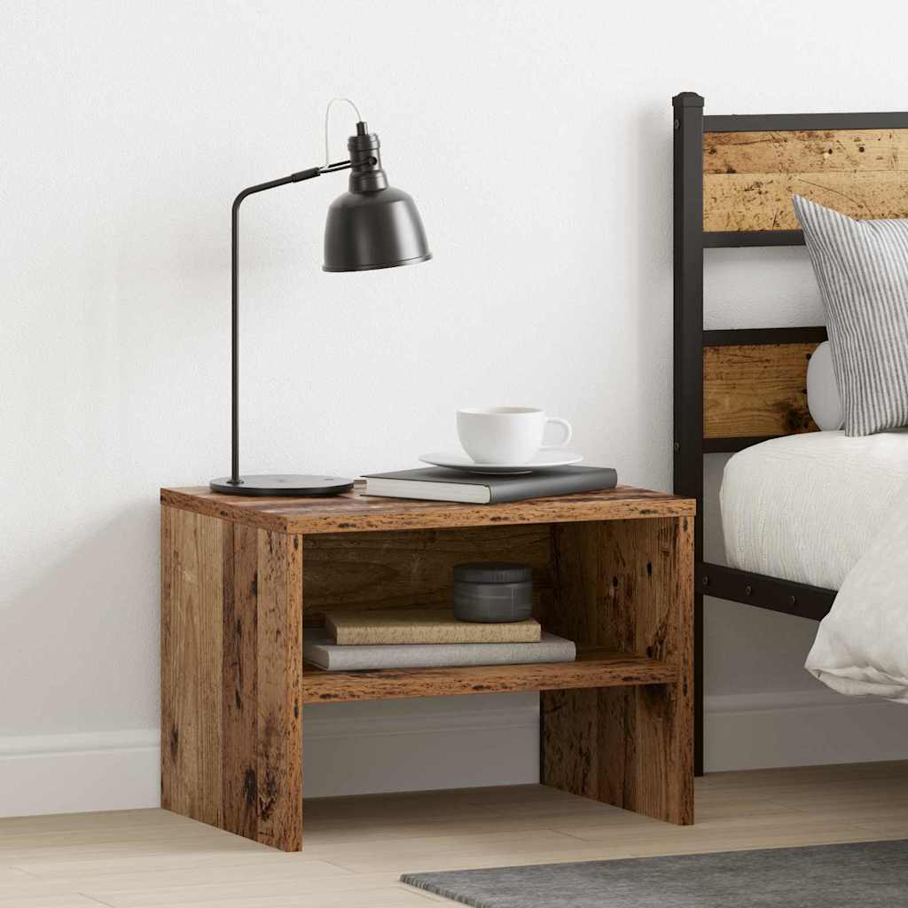 vidaXL Dulap de noapte Lemn vechi 40 x 30 x 30 cm Lemn compozit vidaXL Dulap de noapte Lemn vechi 40 x 30 x 30 cm Lemn compozit