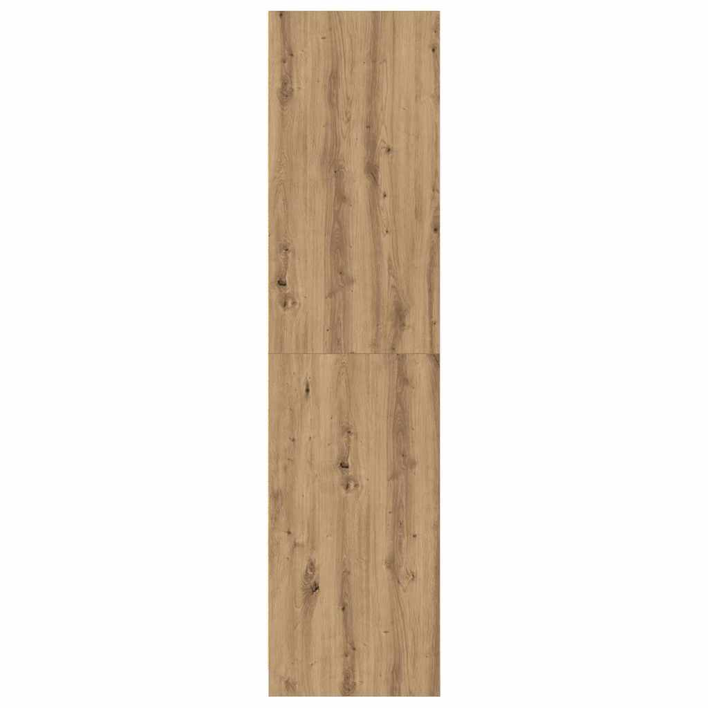 vidaXL Dulap cu raft stejar artizanal 50 x 50 x 200 cm Lemn compozit vidaXL Dulap cu raft stejar artizanal 50 x 50 x 200 cm Lemn compozit