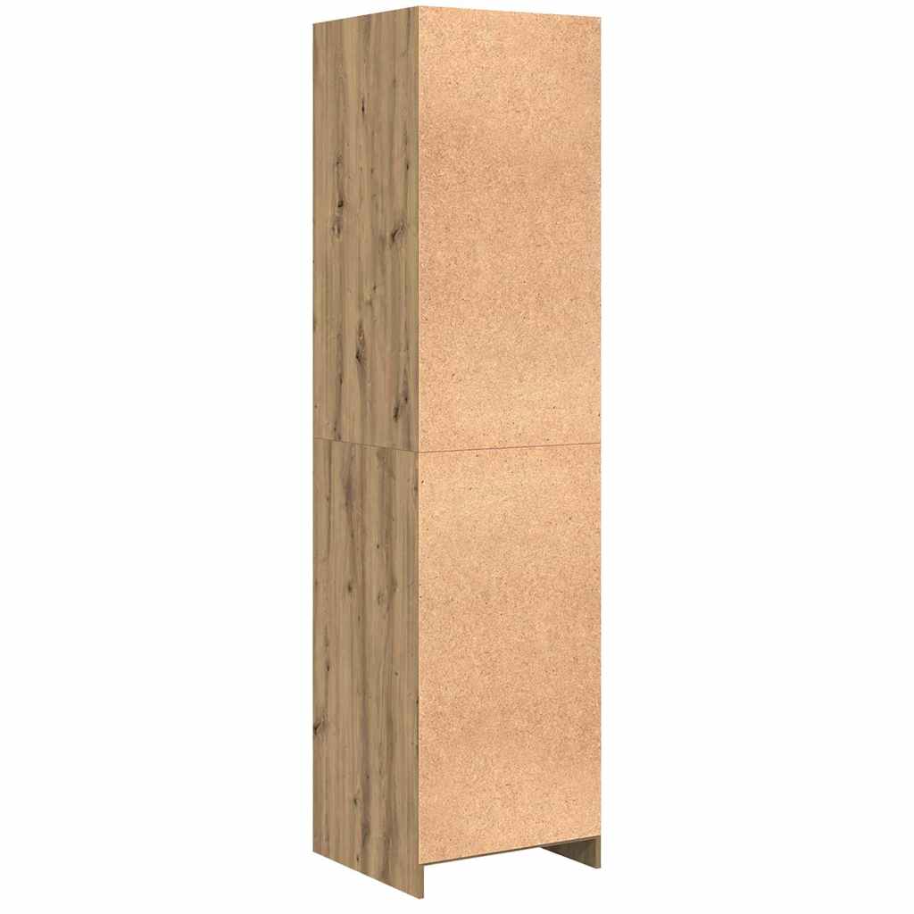 vidaXL Dulap cu raft stejar artizanal 50 x 50 x 200 cm Lemn compozit vidaXL Dulap cu raft stejar artizanal 50 x 50 x 200 cm Lemn compozit