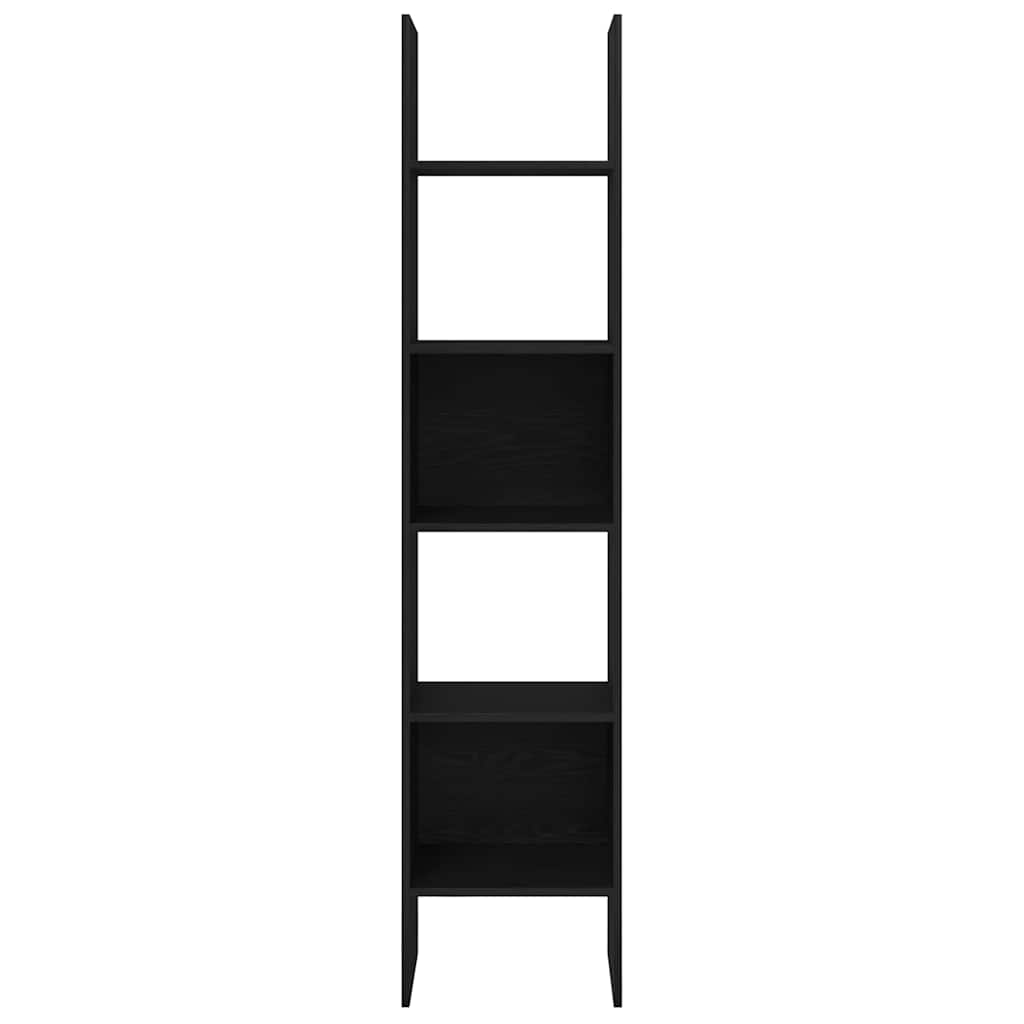vidaXL Dulap pentru cărți Stejar negru 40 x 35 x 180 cm Lemn compozit